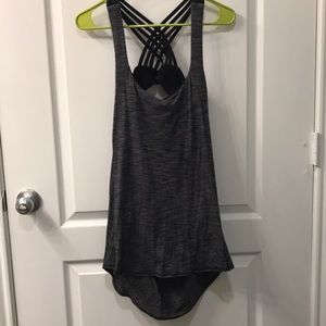 Lululemon Grey Tank Top w/ Sports Bra- Size 8